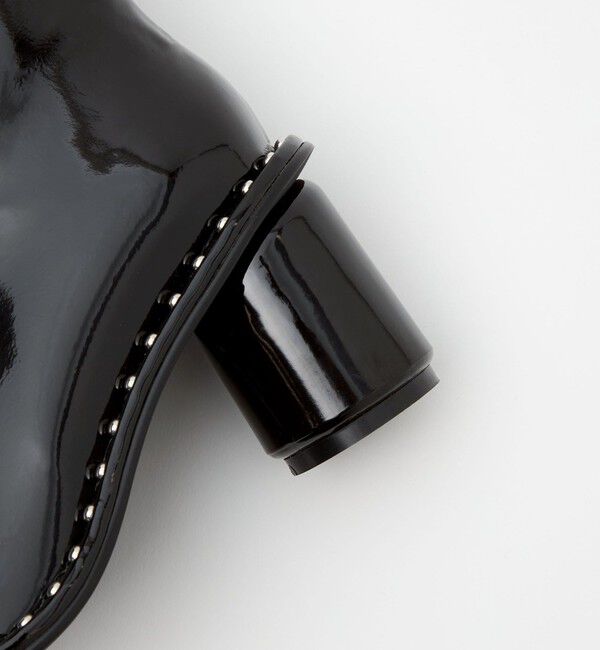 ODETTE E ODILE「＜SY＞ オブリークスタッズピースショートブーツ70&uarr;」|ショートブーツ|