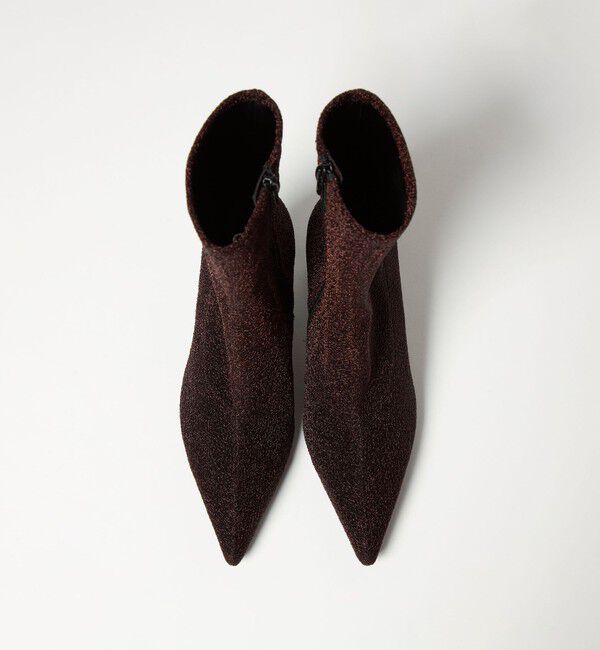 ODETTE E ODILE「＜SY＞ ポインテッドストレッチ ショートブーツ70&uarr;」|ショートブーツ|