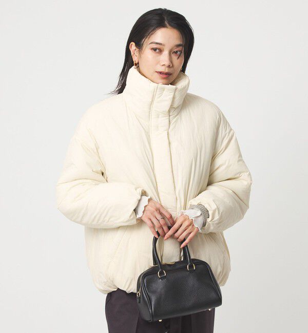 UNITED ARROWS green label relaxing「エアーパフィ スタンドカラー ブルゾン」|ブルゾン・スタジャン|OFF WHITE