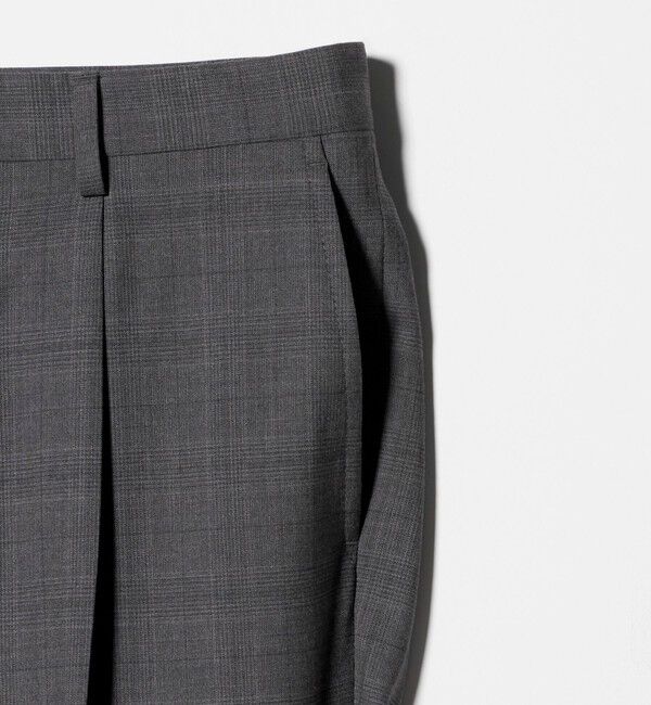 UNITED ARROWS green label relaxing「REDA グレンチェック HX 1プリーツ スーツパンツ」|スーツ|