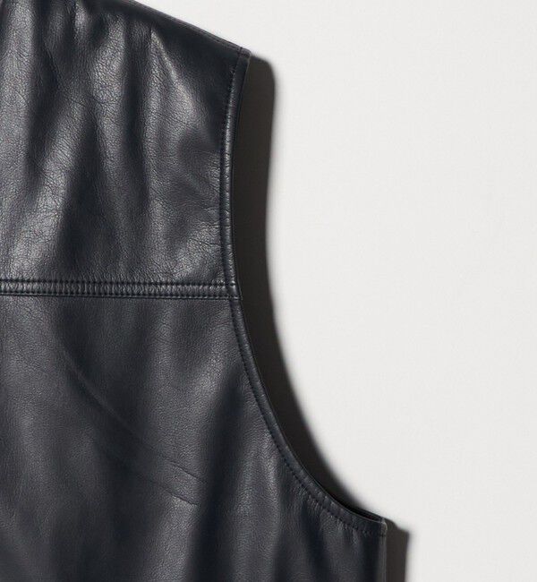 California General Store「＜CGS.＞レザー ライク ワーク ベスト」|ベスト・ジレ|