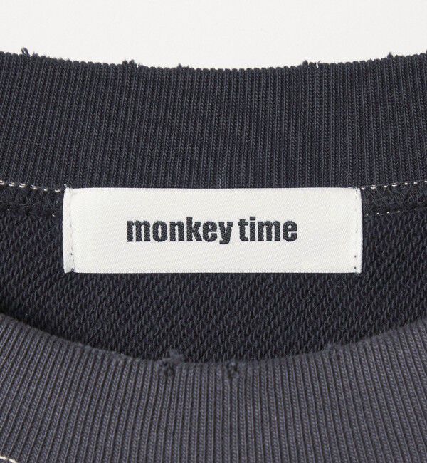 MONKEY TIME「サンフェード フレンチテリー クルーネック スウェット」|Tシャツ・カットソー|