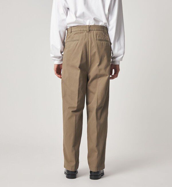 STEVEN ALAN「＜Steven Alan＞ ガーメントダイ ハイツイスト イン ツープリーツ ドレス トラウザーズ」|スラックス|