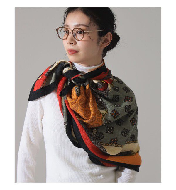 Demi-Luxe BEAMS 「manipuri / クレストベルト ストール」|ストール|