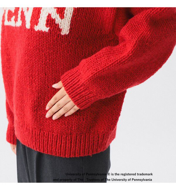 BEAMSBOY「【別注】THE BOOKSTORE / Hand Logo Sweater 25FW」|ニット・セーター|