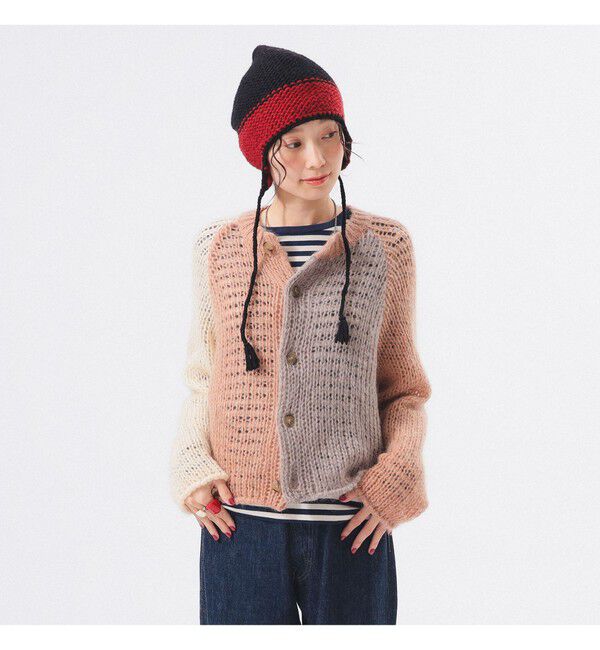 BEAMSBOY「モヘア クレイジー カーディガン」|ニット・セーター|