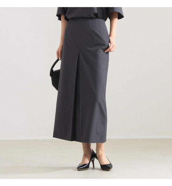 Demi-Luxe BEAMS 「ウール トロピカル インバータック スカート」|スカート|