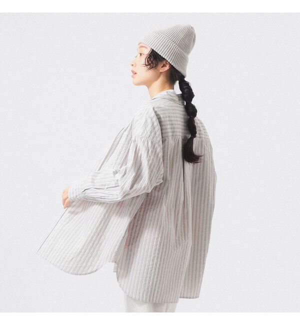 BEAMSBOY「ドビー ストライプ ビッグ BDシャツ」|シャツ・ブラウス|