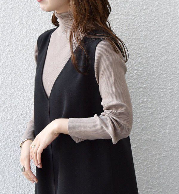 SHIPS any「SHIPS any:〈手洗い可能〉デリケート リブ タートルネック ニット プルオーバー」|ニット・セーター|