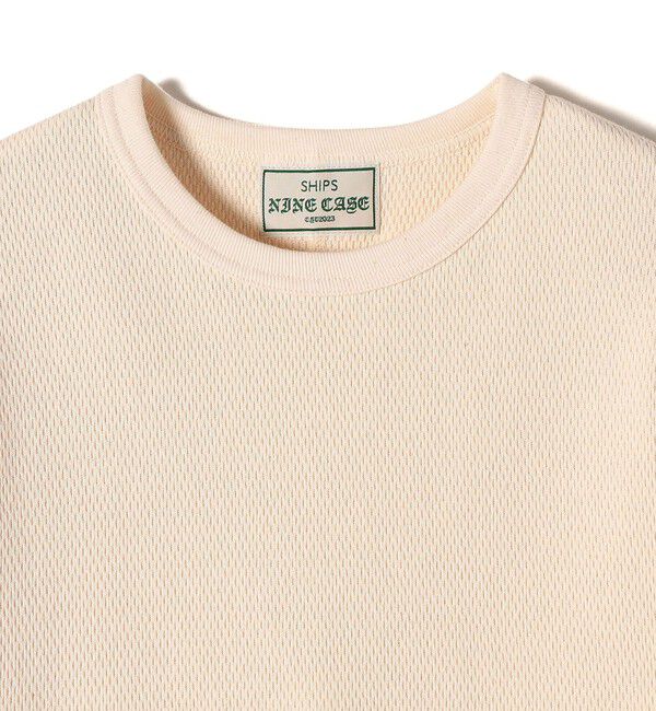 SHIPS for women「SHIPS NINE CASE:〈洗濯機可能〉ワッフル TEE ◇」|Tシャツ・カットソー|