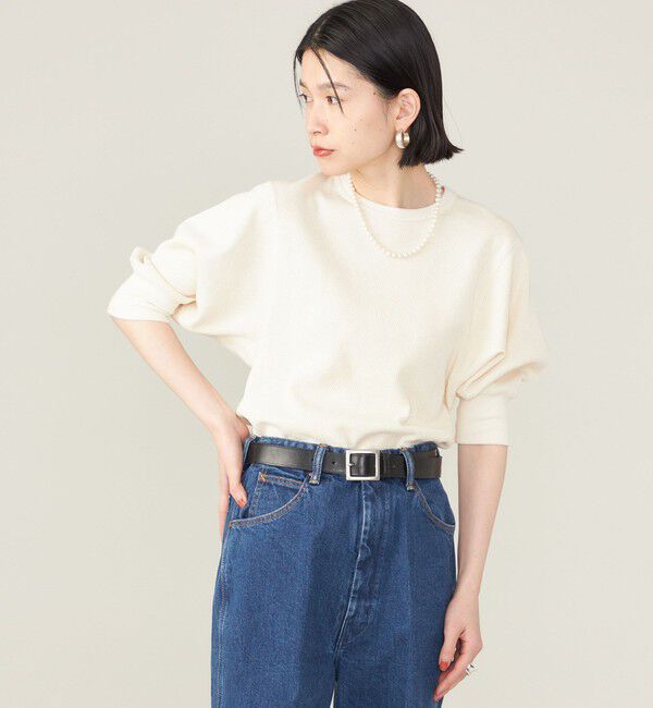 SHIPS for women「SHIPS NINE CASE:〈洗濯機可能〉ワッフル TEE ◇」|Tシャツ・カットソー|