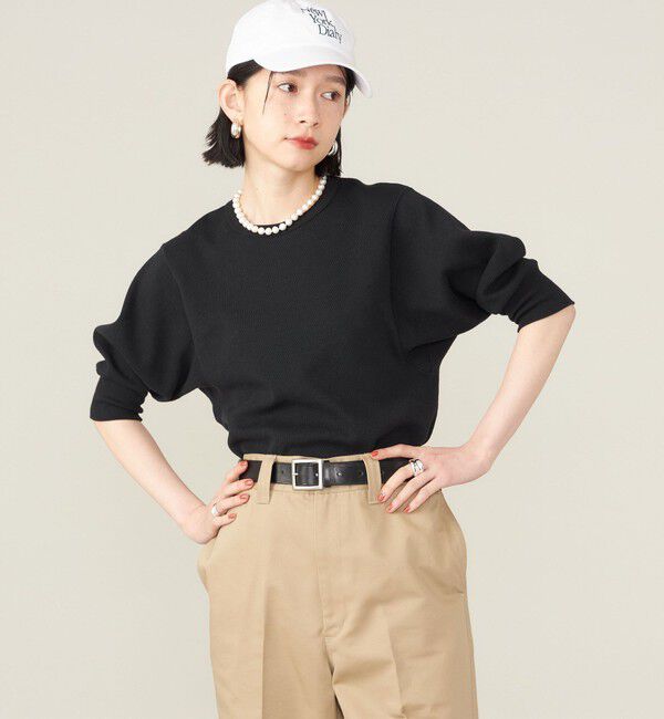 SHIPS for women「SHIPS NINE CASE:〈洗濯機可能〉ワッフル TEE ◇」|Tシャツ・カットソー|