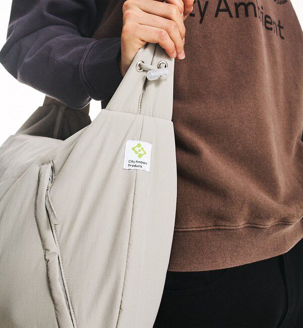 SHIPS「City Ambient Products: クランプル ビッグ ギャザーショルダー バッグ」|ショルダー・メッセンジャー|