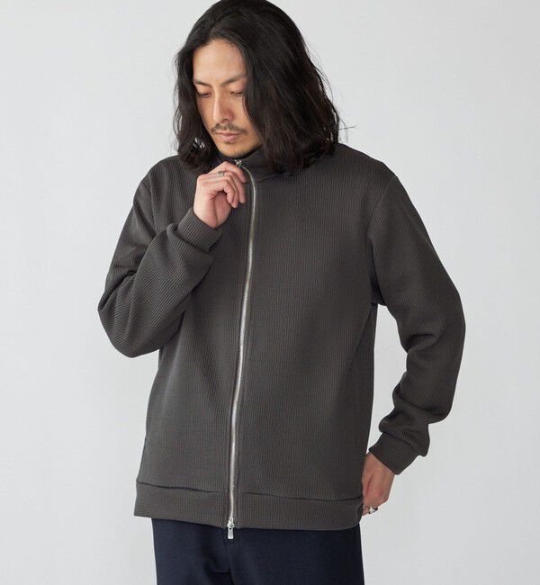 SHIPS「SHIPS:〈手洗い可能〉ドライバーズ ニット ジップ カーディガン」|カーディガン|