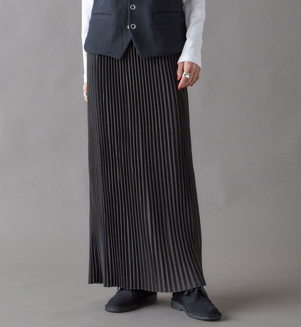 SHIPS for women「SHIPS NINE CASE:プリーツ スカート」|スカート|ダークグレー