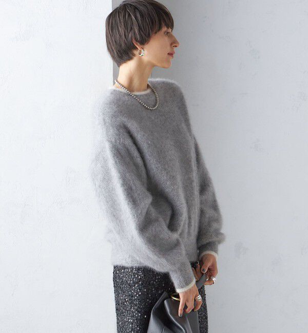 SHIPS for women「杢 FOX クルーネック プルオーバー」|ニット・セーター|