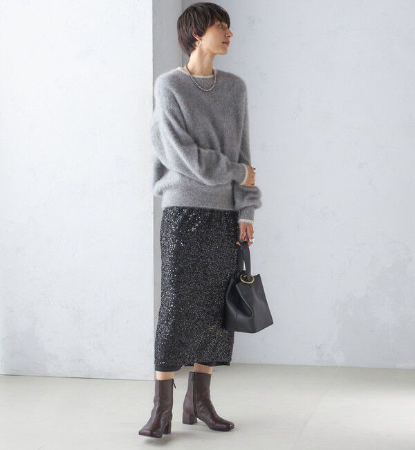 SHIPS for women「杢 FOX クルーネック プルオーバー」|ニット・セーター|