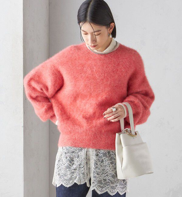 SHIPS for women「杢 FOX クルーネック プルオーバー」|ニット・セーター|