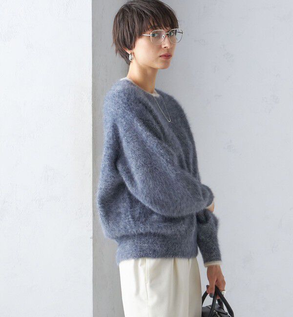 SHIPS for women「杢 FOX クルーネック プルオーバー」|ニット・セーター|