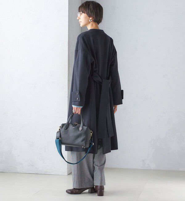 SHIPS for women「MANTECO ノーカラー コート」|ノーカラーコート|