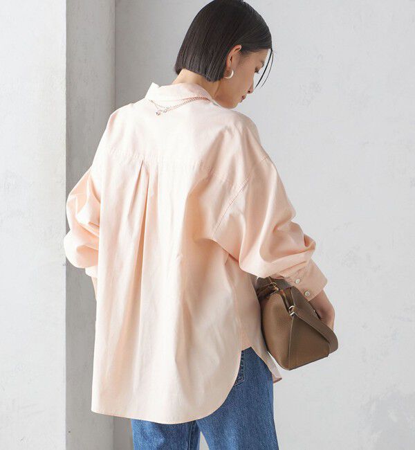 SHIPS for women「〈洗濯機可能〉ピン オックス 刺繍 シャツ」|シャツ・ブラウス|