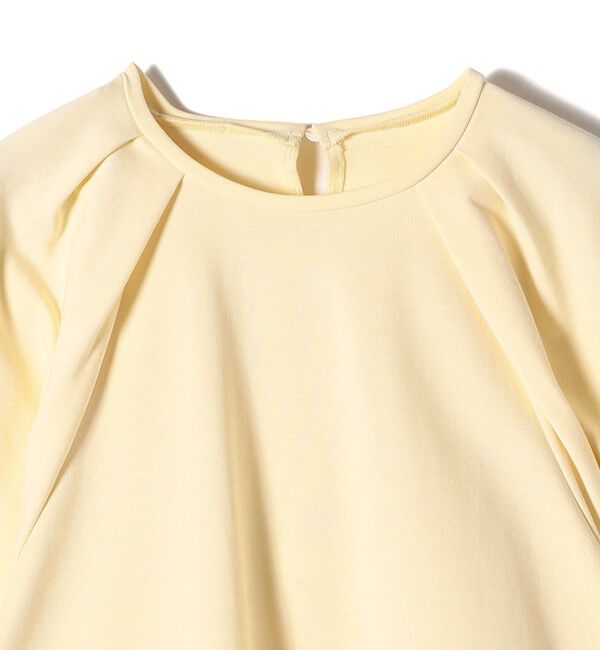 SHIPS for women「〈手洗い可能〉シアー コンビ タック プルオーバー」|Tシャツ・カットソー|