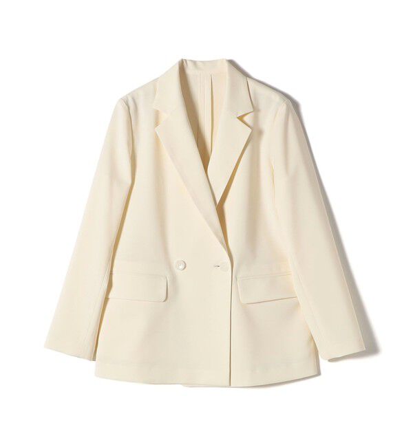 SHIPS for women「〈手洗い可能〉ツイル ダブル ジャケット（セットアップ対応）」|テーラードジャケット|
