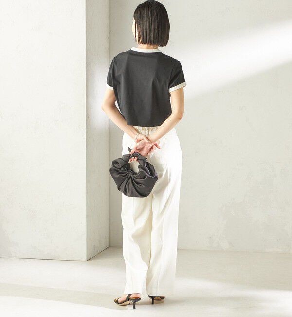 SHIPS for women「《一部追加予約》FRED PERRY:G9163 CROPPED RINGER TEE」|Tシャツ・カットソー|