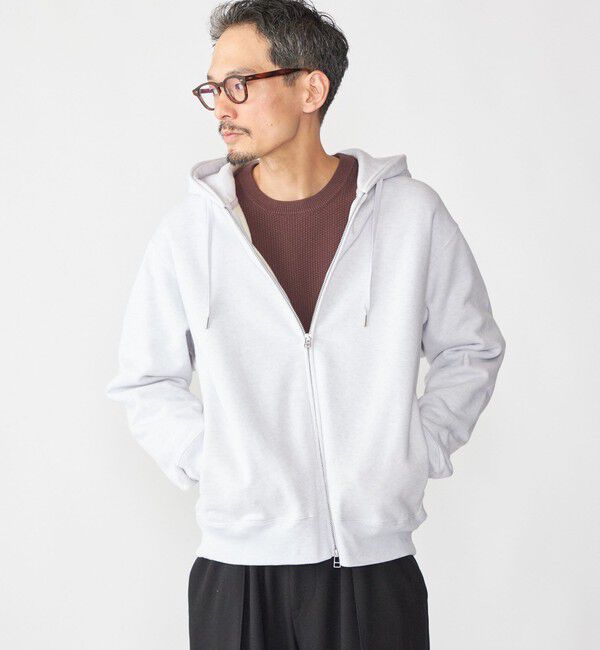 SHIPS「SHIPS: コットン ウール ジップ パーカー」|パーカー|