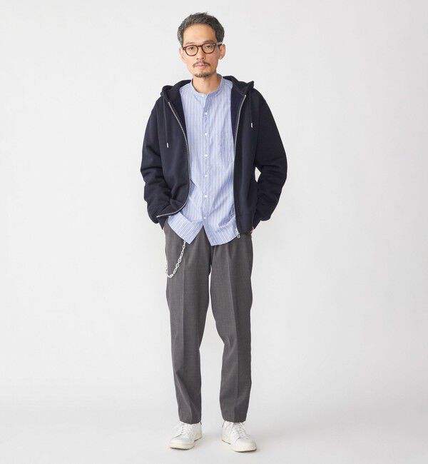 SHIPS「SHIPS: コットン ウール ジップ パーカー」|パーカー|