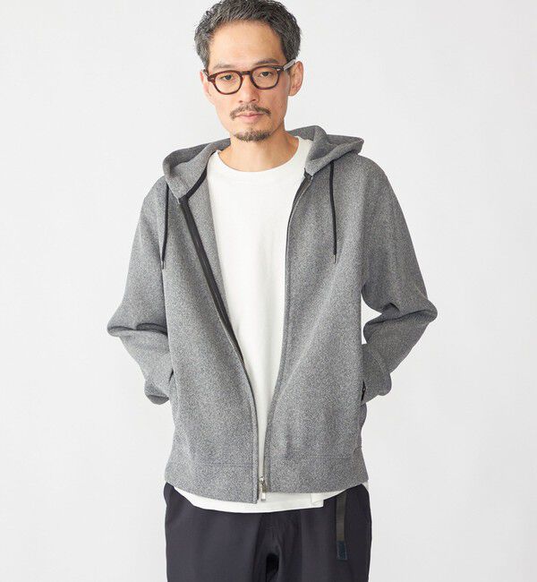 SHIPS「SHIPS:〈吸水速乾/通気性〉メッシュ ダブルニット ジップ パーカー」|パーカー|