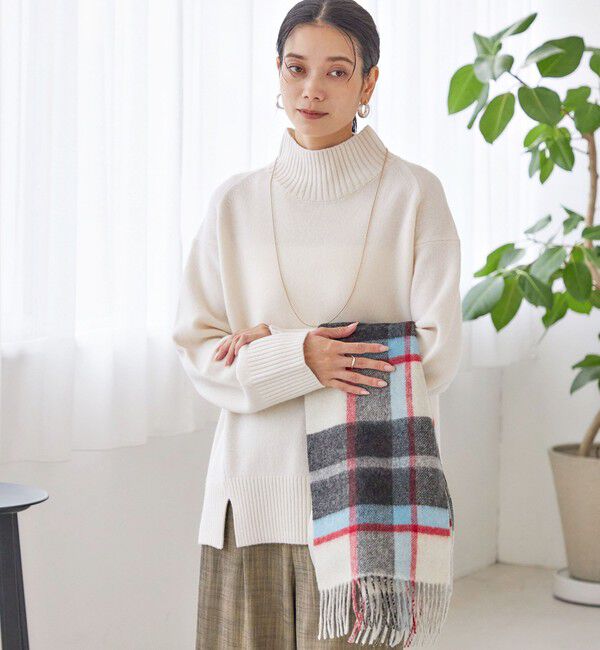 SHIPS for women「〈手洗い可能〉ウール カシミヤ ハイネック プルオーバー」|ニット・セーター|