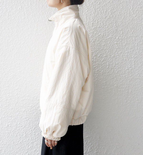 SHIPS any「SHIPS any: ナイロン &times; ボア リバーシブル スタンドカラー ショート ブルゾン」|ブルゾン・スタジャン|