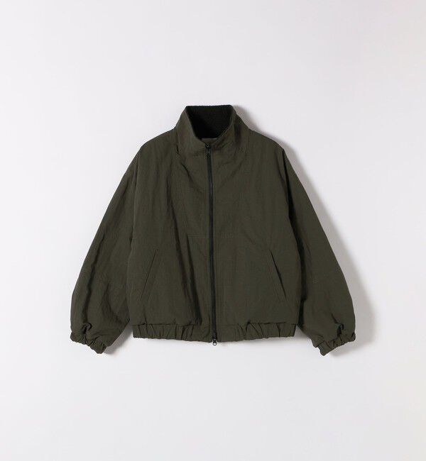 SHIPS any「SHIPS any: ナイロン &times; ボア リバーシブル スタンドカラー ショート ブルゾン」|ブルゾン・スタジャン|