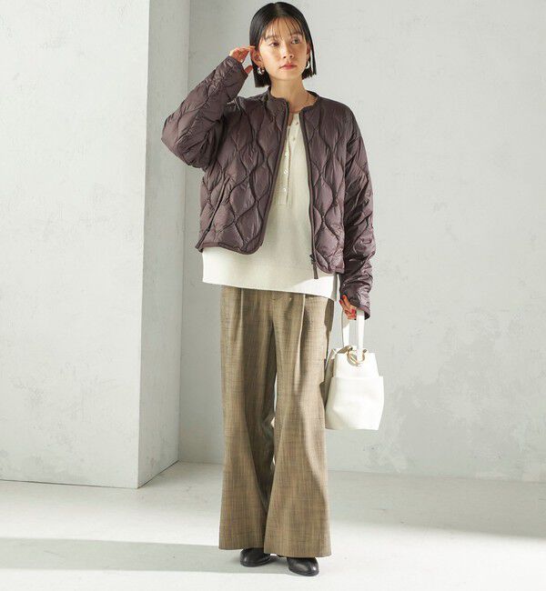 SHIPS for women「【SHIPS別注】Wai+ &times; TAION:〈手洗い可能〉ショート ダウン ジャケット」|ダウン|