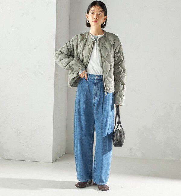 SHIPS for women「【SHIPS別注】Wai+ &times; TAION:〈手洗い可能〉ショート ダウン ジャケット」|ダウン|