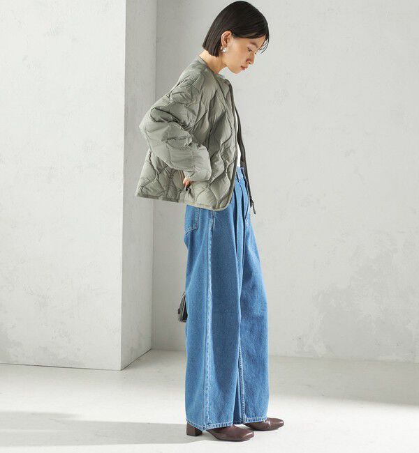 SHIPS for women「【SHIPS別注】Wai+ &times; TAION:〈手洗い可能〉ショート ダウン ジャケット」|ダウン|