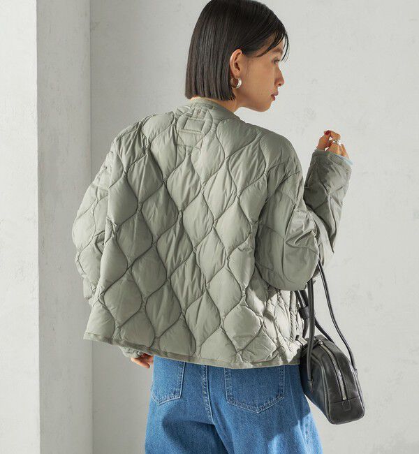 SHIPS for women「【SHIPS別注】Wai+ &times; TAION:〈手洗い可能〉ショート ダウン ジャケット」|ダウン|