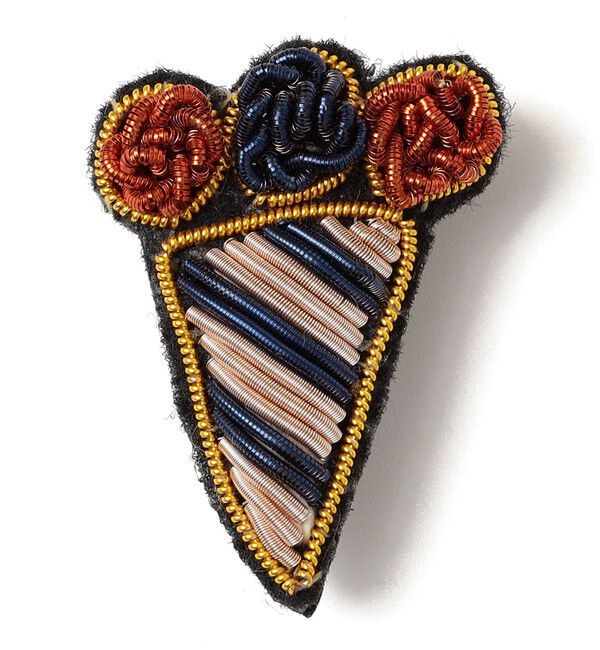 SHIPS for women「ANATHA:刺繍 ブローチ（モチーフ MIX）」|ブローチ・コサージュ|ストーン