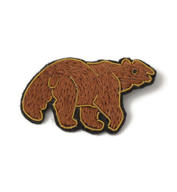 SHIPS for women「ANATHA:刺繍 ブローチ（アニマル）」|ブローチ・コサージュ|ライトホワイト