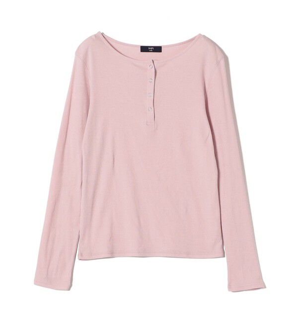 SHIPS Colors 「SHIPS Colors:〈手洗い可能〉シアー ドライタッチ ヘンリーネック TEE◇」|Tシャツ・カットソー|