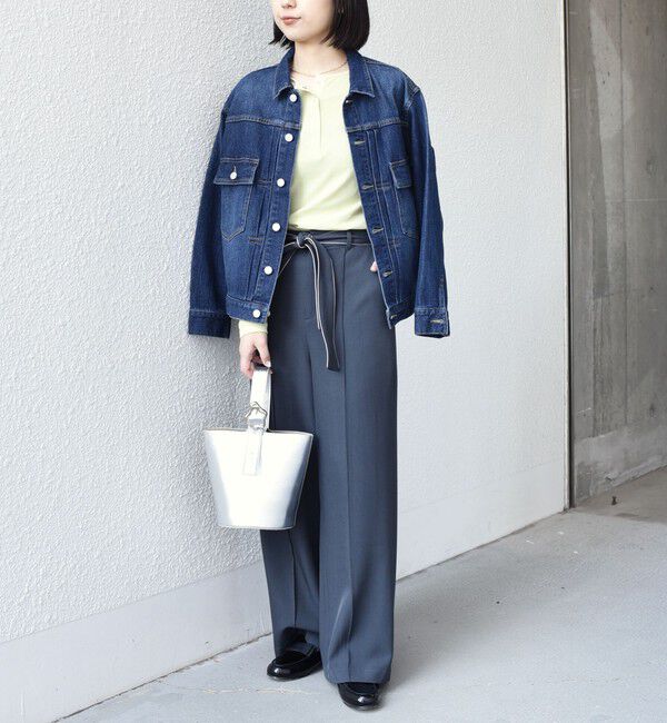 SHIPS Colors 「SHIPS Colors:〈手洗い可能〉シアー ドライタッチ ヘンリーネック TEE◇」|Tシャツ・カットソー|