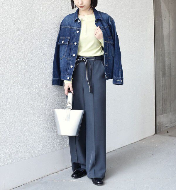 SHIPS Colors 「SHIPS Colors:〈手洗い可能〉シアー ドライタッチ ヘンリーネック TEE◇」|Tシャツ・カットソー|