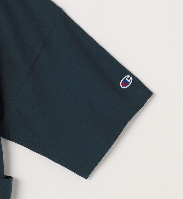 SHIPS any「【SHIPS any別注】Champion: ロゴ刺繍 ドルマン キャンプポケット Tシャツ◆」|Tシャツ・カットソー|