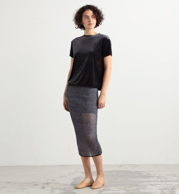 BACCA「inner piece ベロアジャージーTシャツ」|Tシャツ・カットソー|