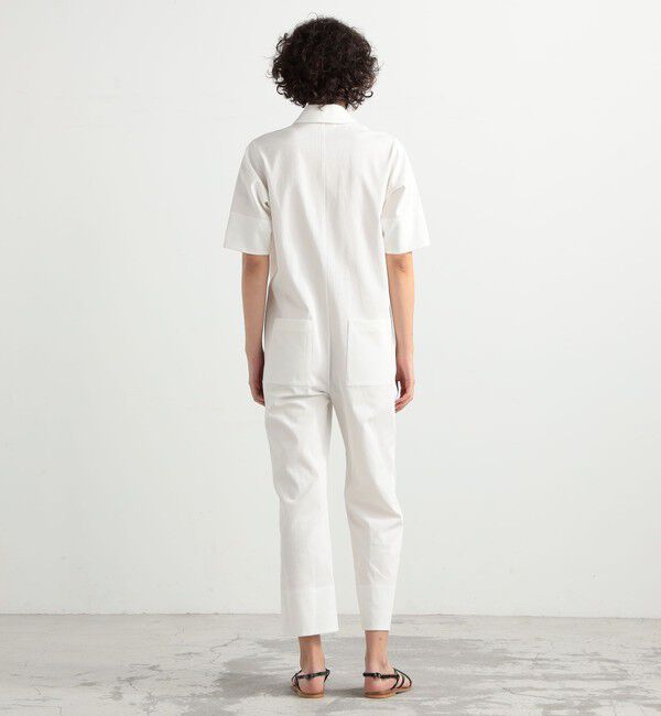 BACCA「コットンピケ ジップアップコンビネゾン」|ワンピース|