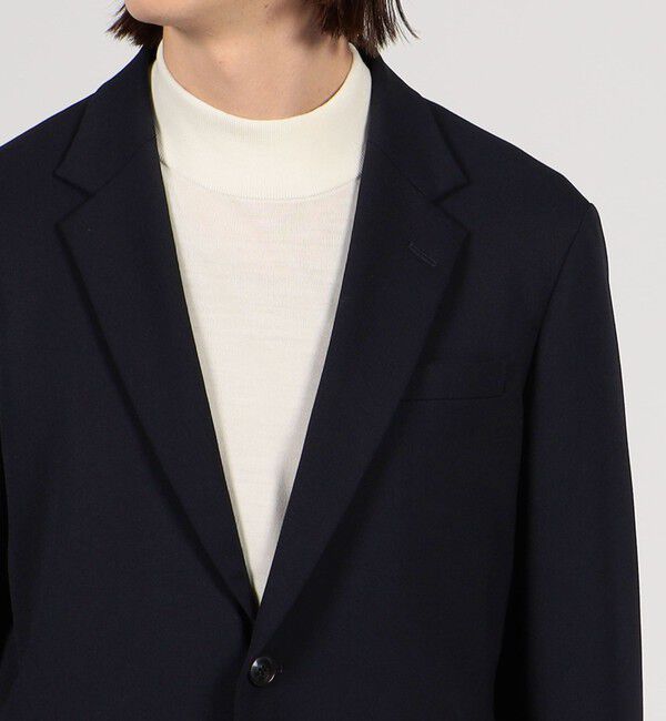 TOMORROWLAND MENS「ウールポリエステルギャバジン シングルブレステッド2Bジャケット」|テーラードジャケット|