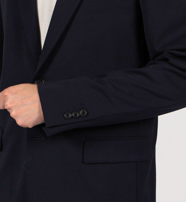 TOMORROWLAND MENS「ウールポリエステルギャバジン シングルブレステッド2Bジャケット」|テーラードジャケット|