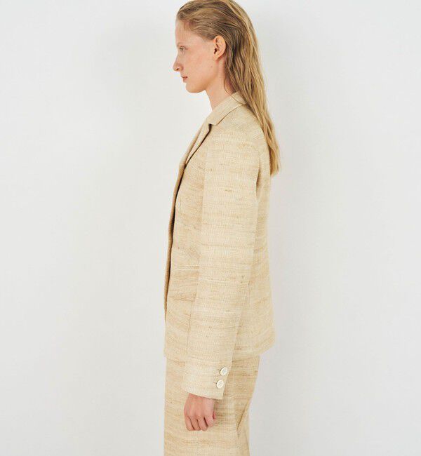 DES PRES「シルクリネンドビー コンパクトジャケット」|テーラードジャケット|
