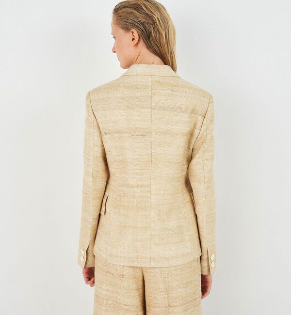 DES PRES「シルクリネンドビー コンパクトジャケット」|テーラードジャケット|